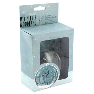 Bauble Decoration Kit - Winter Woodland image number 1