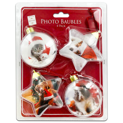 Create Your Own Photo Baubles: Pack of 4 image number 1