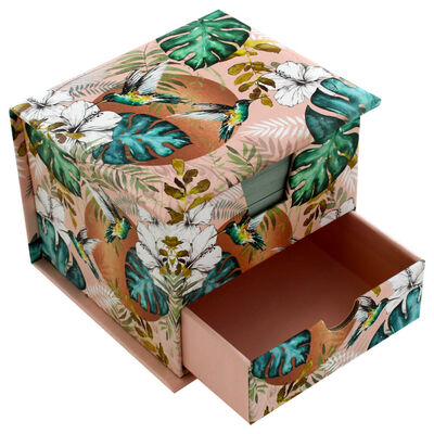 Botanical Birds Memo Cube image number 3