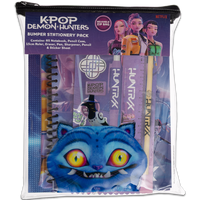 K-Pop Demon Hunters Bumper Stationery Set: 9 Piece Set