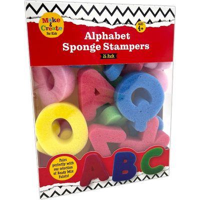 Alphabet Sponge Stampers: Pack of 26 image number 1