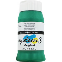 Daler Rowney System 3 Acrylic Paint - Emerald Green