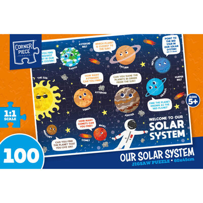 Solar System 100 Piece Jigsaw Puzzle image number 1