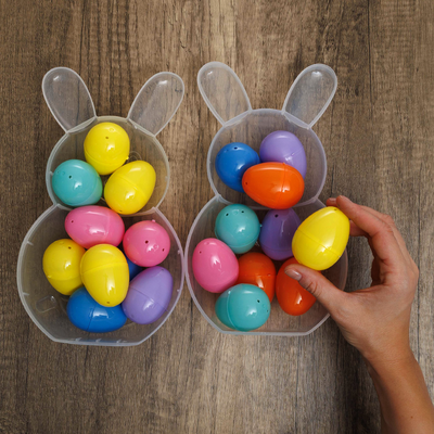 Fillable Easter Eggs with Bunny Carrier image number 3