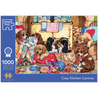 Cosy Kitchen Canines 1000 Piece Jigsaw Puzzle image number 1