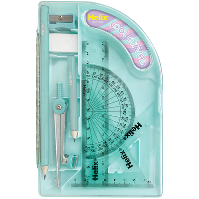 Helix Cool Curves Pastel Maths Set: Assorted image number 1