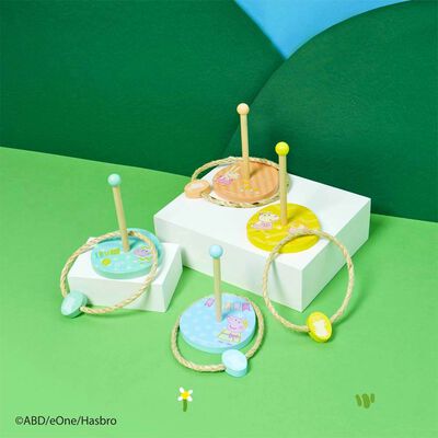 Peppa Pig Easter Wooden Ring Toss Game image number 2