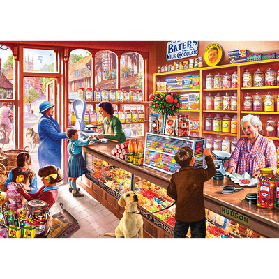The Sweet Shop 1000 Piece Jigsaw Puzzle image number 2