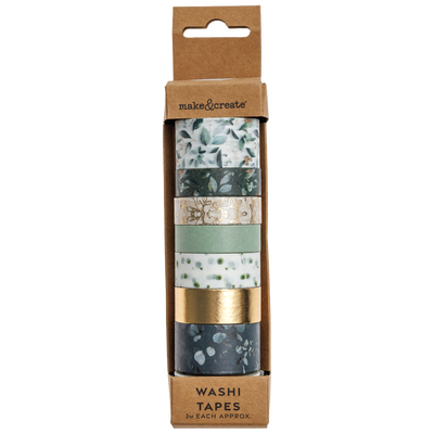 Eucalyptus Washi Tape: Pack of 8 image number 3