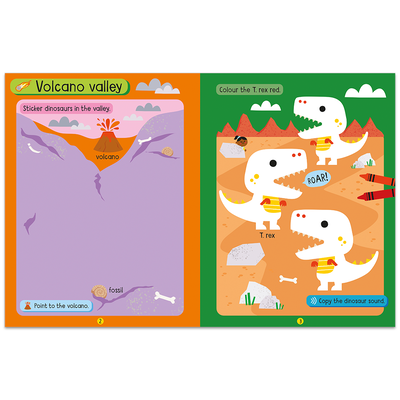 Big Stickers for Toddler Hands: Dinosaurs image number 2