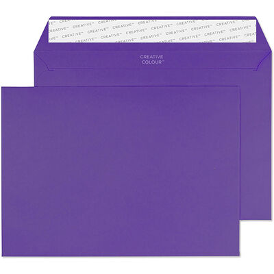 Blackcurrant C5 Wallet Self Seal Envelopes: Pack of 25 image number 1