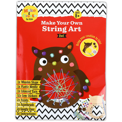 Make Your Own Owl String Art image number 1