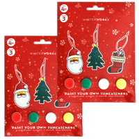 Paint Your Own Festive Suncatchers Kit Bundle
