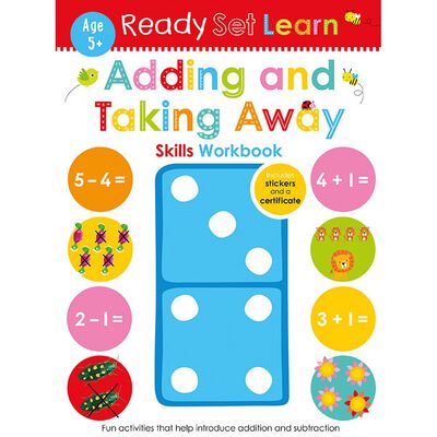 Ready Set Learn: Adding and Taking Away Skills Workbook image number 1