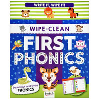 Write It, Wipe It: Phonics Wipe-Clean Book