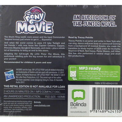 My Little Pony The Movie: MP3 CD image number 2