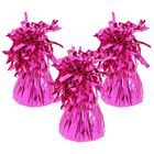 Pink Tinsel Balloon Weights: Pack of 3 image number 1