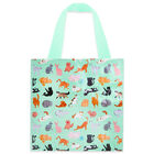 Woven Shopper Bag: Cats image number 1