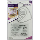 Gemini Shaker Card Stamp and Die Set - Love Always image number 1