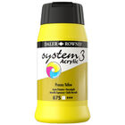 System 3 Acrylic Paint: Process Yellow 500ml image number 1