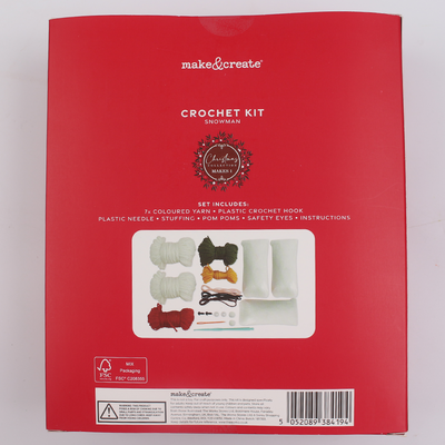 Snowman Crochet Kit image number 3