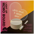 Heart Shaped Light Up Memo Board image number 1