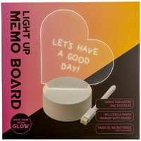 Heart Shaped Light Up Memo Board