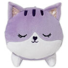 PlayWorks Hugs & Snugs Mini Purple Cat Plush image number 1