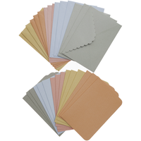 Scalloped Pastel Cards & Envelopes: Pack of 15