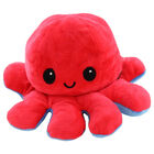 Reversible Octopus Plush Toy: Red & Blue image number 1
