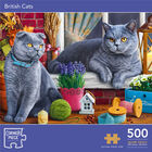 British Cats 500 Piece Jigsaw Puzzle image number 1