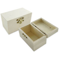 Wooden Boxes: Pack of 4