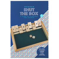 Wooden Shut the Box Game