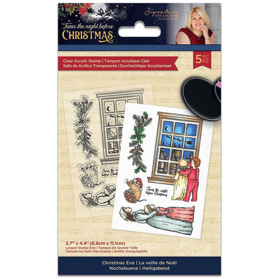 Sara Signature Acrylic Stamp: Twas the Night Before Christmas: Chistmas Eve image number 1