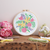 Simply Make: Spring Flowers Cross Stitch Craft Kit