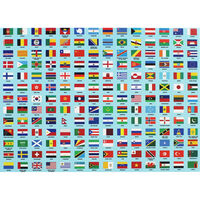 Flags of the World 300 Piece Jigsaw Puzzle