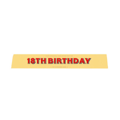 Toblerone Milk Chocolate 100g – Happy 18th image number 1