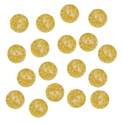 Twilight Wishes Gold Glitter Buttons - Pack of 60 image number 2