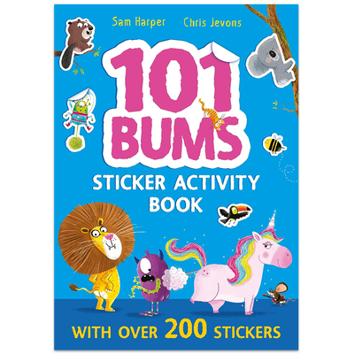 101 Bums Sticker Activity Book image number 1