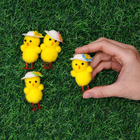 Chicks With Hats Bonnet Decorations: Pack of 4 image number 3