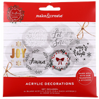 Make Your Own Acrylic Christmas Decorations image number 1