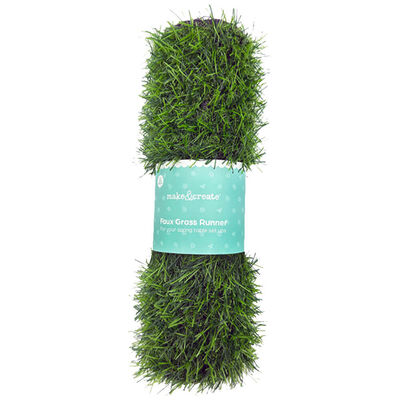 Faux Grass Table Runner: 30 x 80cm image number 1