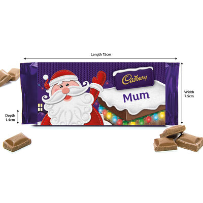 Cadbury Dairy Milk Chocolate Bar 110g - Mum image number 2