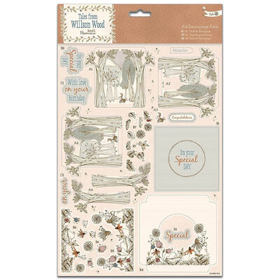 Tales from Willson Wood Forest Frame A4 Decoupage Pack image number 1