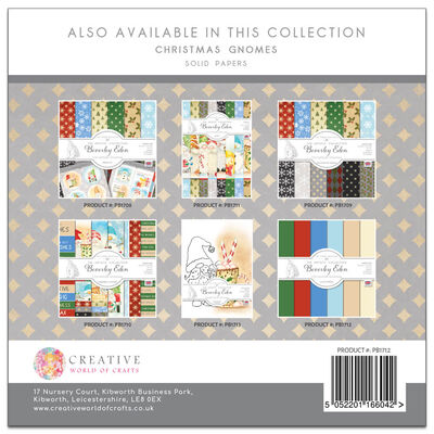 Christmas Gnomes Colour Card Pack: 8 x 8 Inches image number 2