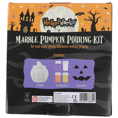 Halloween Marble Pumpkin Pouring Kit image number 4