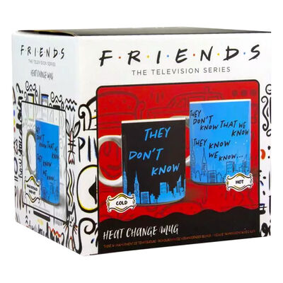 Friends They Don&rsquo;t Know Heat Changing Mug image number 1
