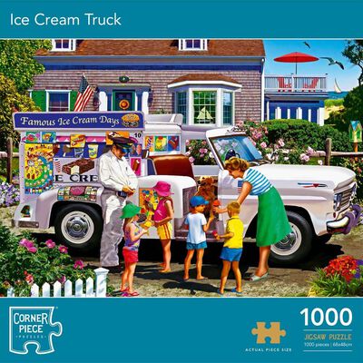 Ice Cream Truck 1000 Piece Jigsaw Puzzle image number 1