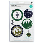 Xcut Winter Woodland Bauble Cutting Die Set image number 1