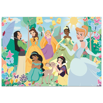Disney Princess Glitter 104 Piece Jigsaw Puzzle image number 2